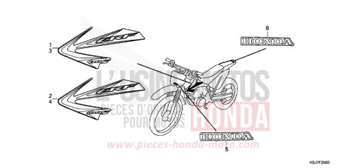 MARQUE CRF100FC de 2012